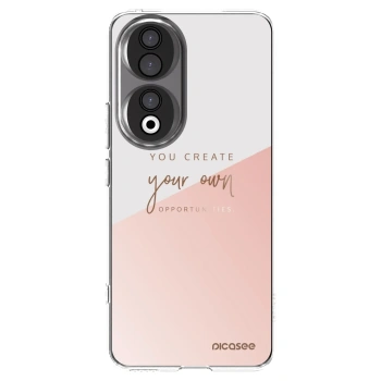 Picasee silikonowe przeźroczyste etui na Honor 90 5G - You create your own opportunities