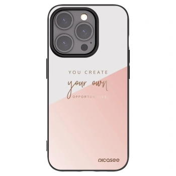 Picasee silikonowe czarne etui na Apple iPhone 15 Pro - You create your own opportunities