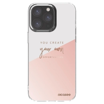 Picasee silikonowe przeźroczyste etui na Apple iPhone 15 Pro Max - You create your own opportunities