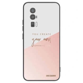 Picasee silikonowe czarne etui na Xiaomi Poco F5 Pro 5G - You create your own opportunities