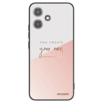 Picasee silikonowe czarne etui na Xiaomi Redmi 12 5G - You create your own opportunities