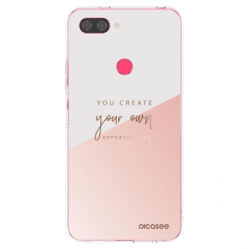 Picasee silikonowe przeźroczyste etui na Xiaomi Mi 8 Lite - You create your own opportunities