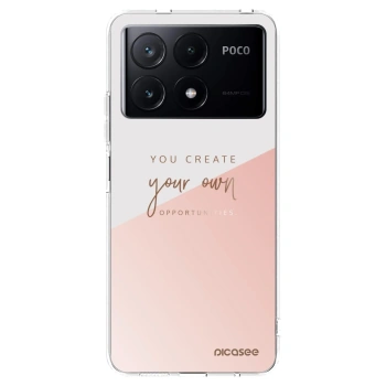 Picasee silikonowe przeźroczyste etui na Xiaomi Poco X6 Pro - You create your own opportunities