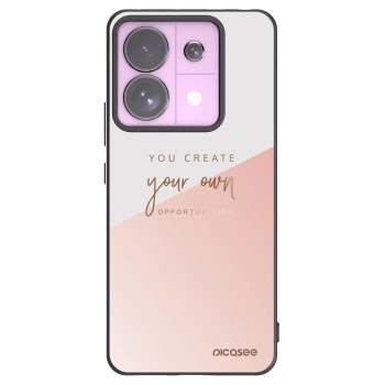 Picasee silikonowe czarne etui na Xiaomi Redmi Note 13 Pro 5G - You create your own opportunities
