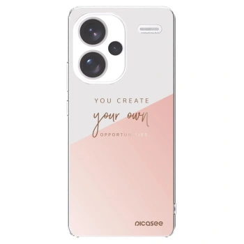 Picasee silikonowe przeźroczyste etui na Xiaomi Redmi Note 13 Pro+ 5G - You create your own opportunities