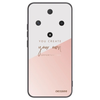 Picasee silikonowe czarne etui na Honor Magic6 Lite 5G - You create your own opportunities