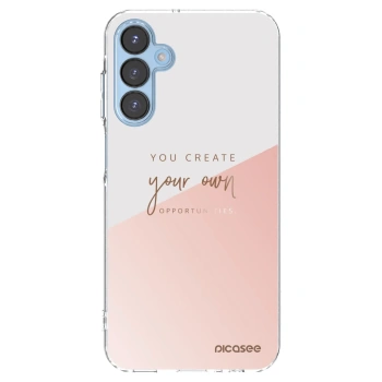 Picasee silikonowe przeźroczyste etui na Samsung Galaxy A15 A156B 5G - You create your own opportunities