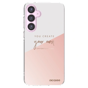 Picasee silikonowe przeźroczyste etui na Samsung Galaxy A55 5G A556B - You create your own opportunities
