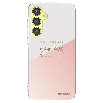 Picasee silikonowe przeźroczyste etui na Samsung Galaxy A35 5G A356B - You create your own opportunities