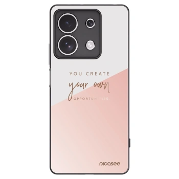 Picasee silikonowe czarne etui na Xiaomi Redmi Note 13 4G - You create your own opportunities