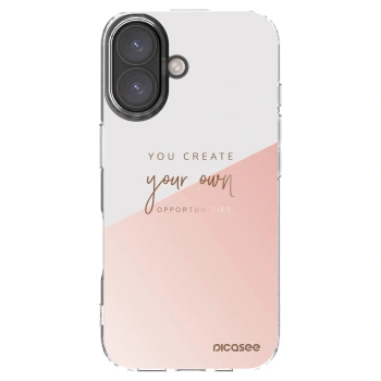 Picasee silikonowe przeźroczyste etui na Apple iPhone 16 - You create your own opportunities