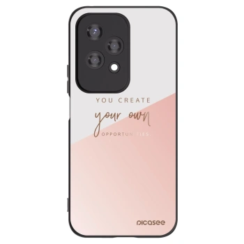 Picasee silikonowe czarne etui na Honor 200 Lite - You create your own opportunities