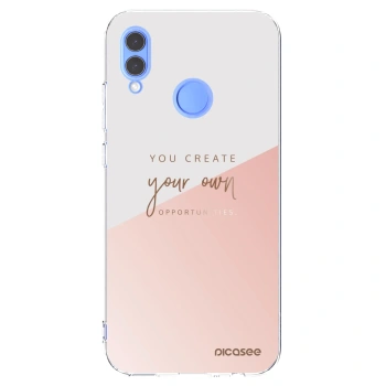 Picasee silikonowe przeźroczyste etui na Honor 10 Lite - You create your own opportunities