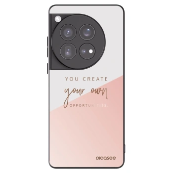 Picasee silikonowe czarne etui na OnePlus 12 5G - You create your own opportunities