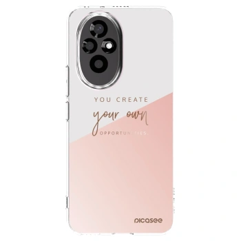 Picasee silikonowe przeźroczyste etui na Honor 200 Pro 5G - You create your own opportunities