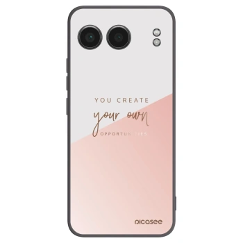Picasee silikonowe czarne etui na OnePlus Nord 4 - You create your own opportunities