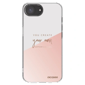 Picasee silikonowe przeźroczyste etui na Apple iPhone 16e - You create your own opportunities