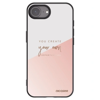 Picasee silikonowe czarne etui na Apple iPhone 16e - You create your own opportunities