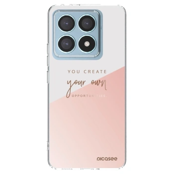 Picasee silikonowe przeźroczyste etui na Xiaomi 14T Pro - You create your own opportunities