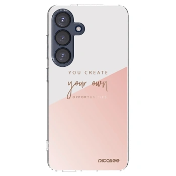 Picasee silikonowe przeźroczyste etui na Samsung Galaxy S25 5G - You create your own opportunities