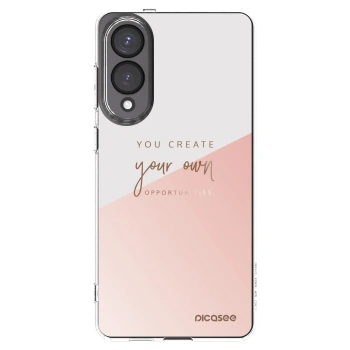 Picasee silikonowe przeźroczyste etui na Samsung Galaxy S25 Edge 5G - You create your own opportunities