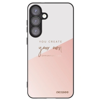 Picasee silikonowe czarne etui na Samsung Galaxy S25+ 5G - You create your own opportunities