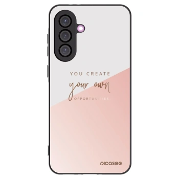Picasee silikonowe czarne etui na Samsung Galaxy A36 5G - You create your own opportunities