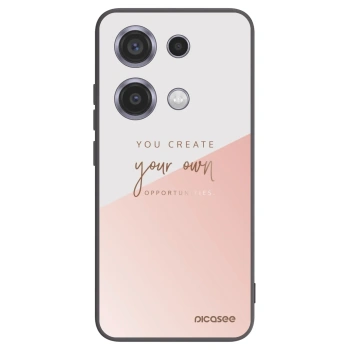 Picasee silikonowe czarne etui na Xiaomi Redmi Note 14S - You create your own opportunities