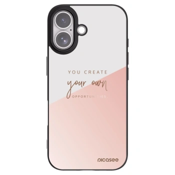 Picasee silikonowe czarne etui na Apple iPhone 17 - You create your own opportunities