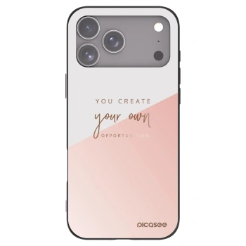 Picasee silikonowe czarne etui na Apple iPhone 17 Pro Max - You create your own opportunities