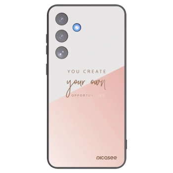 Picasee silikonowe czarne etui na Samsung Galaxy S25 FE 5G - You create your own opportunities