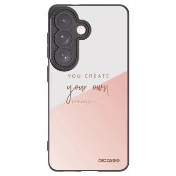 Picasee silikonowe czarne etui na Samsung Galaxy S26 - You create your own opportunities