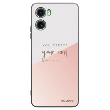 Picasee silikonowe czarne etui na Motorola Moto G06 - You create your own opportunities
