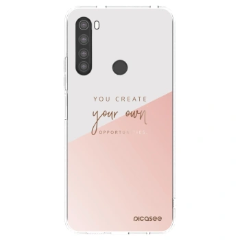 Picasee silikonowe przeźroczyste etui na Xiaomi Redmi Note 8 - You create your own opportunities