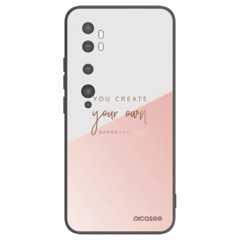Picasee silikonowe czarne etui na Xiaomi Mi Note 10 (Pro) - You create your own opportunities