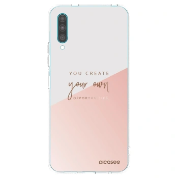 Picasee silikonowe przeźroczyste etui na Samsung Galaxy A30s A307F - You create your own opportunities