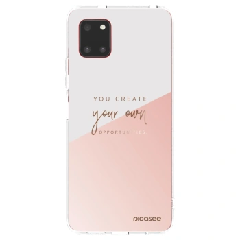 Picasee silikonowe przeźroczyste etui na Samsung Galaxy Note 10 Lite N770F - You create your own opportunities