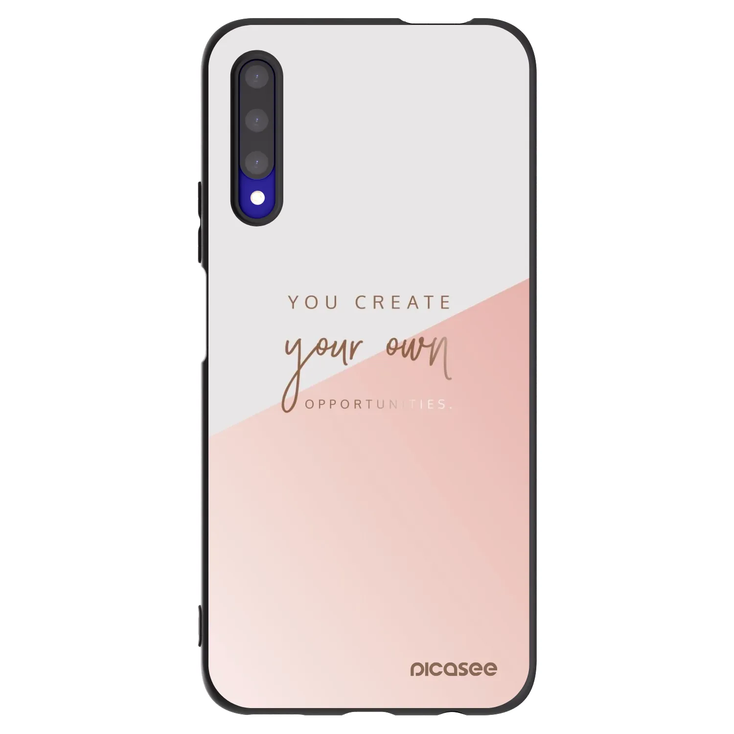 Picasee silikonowe czarne etui na Honor 9X Pro - You create your own opportunities