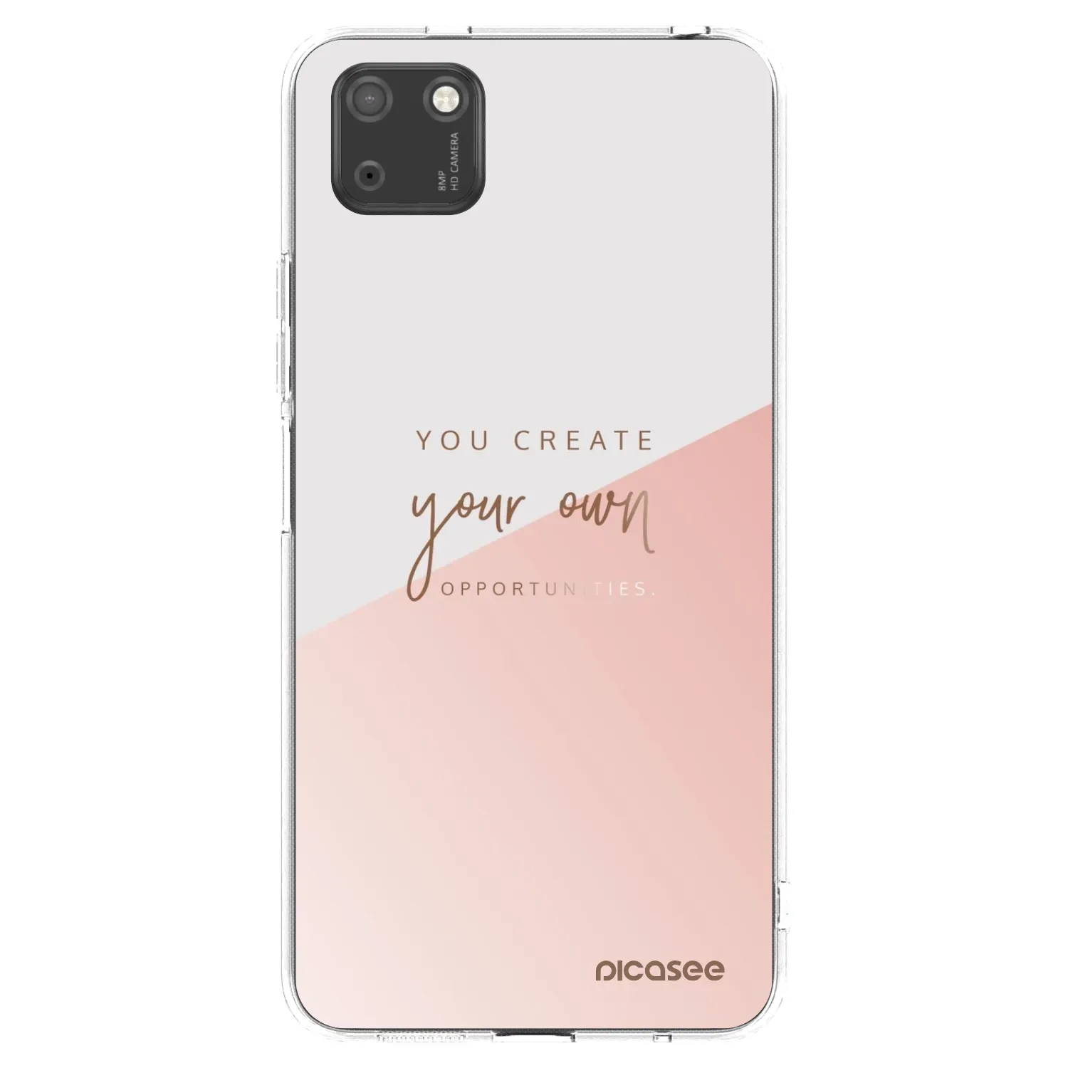 Picasee silikonowe przeźroczyste etui na Huawei Y5P - You create your own opportunities