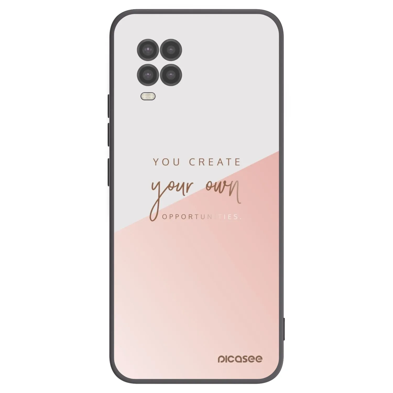 Picasee silikonowe czarne etui na Xiaomi Mi 10 Lite - You create your own opportunities