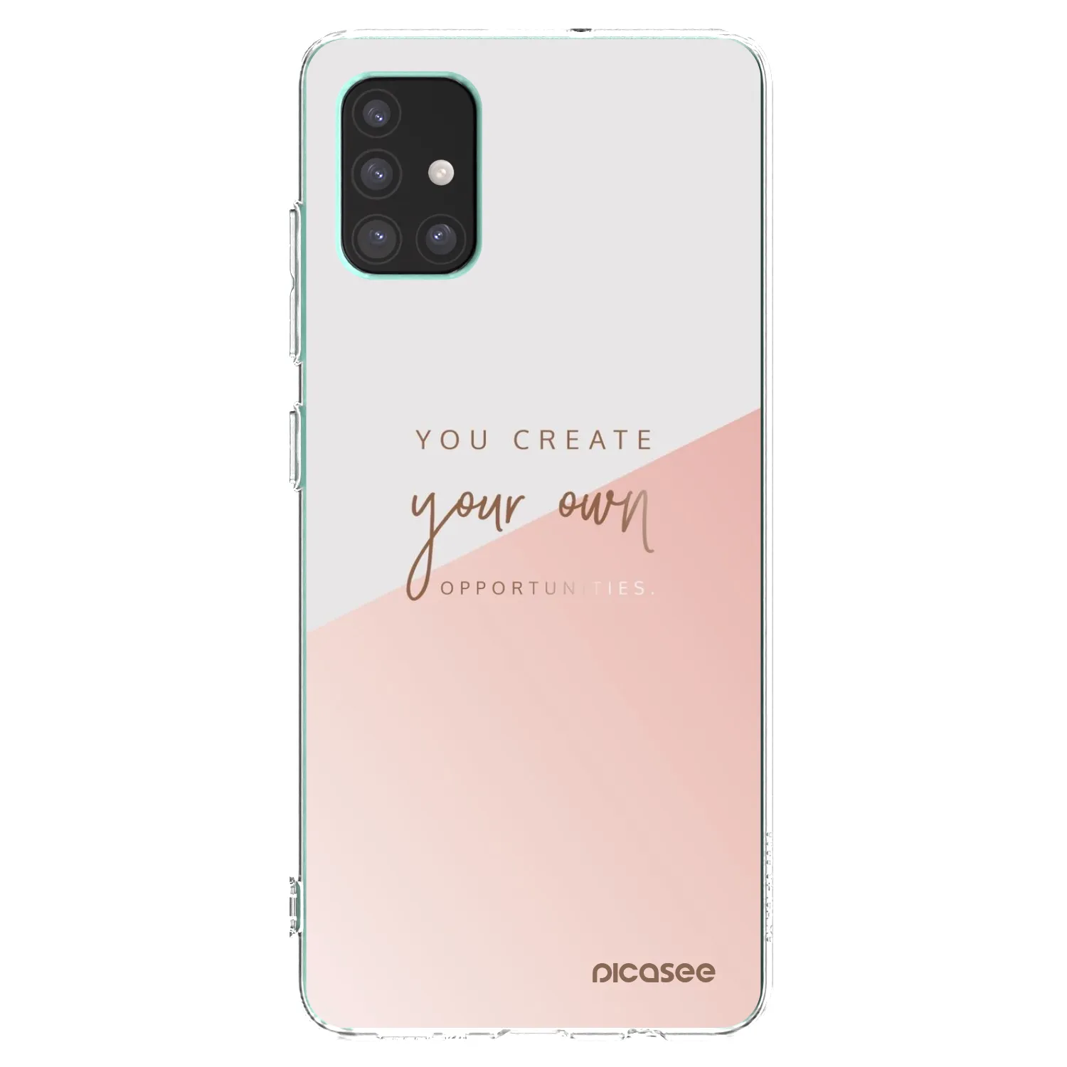 Picasee silikonowe przeźroczyste etui na Samsung Galaxy M51 M515F - You create your own opportunities