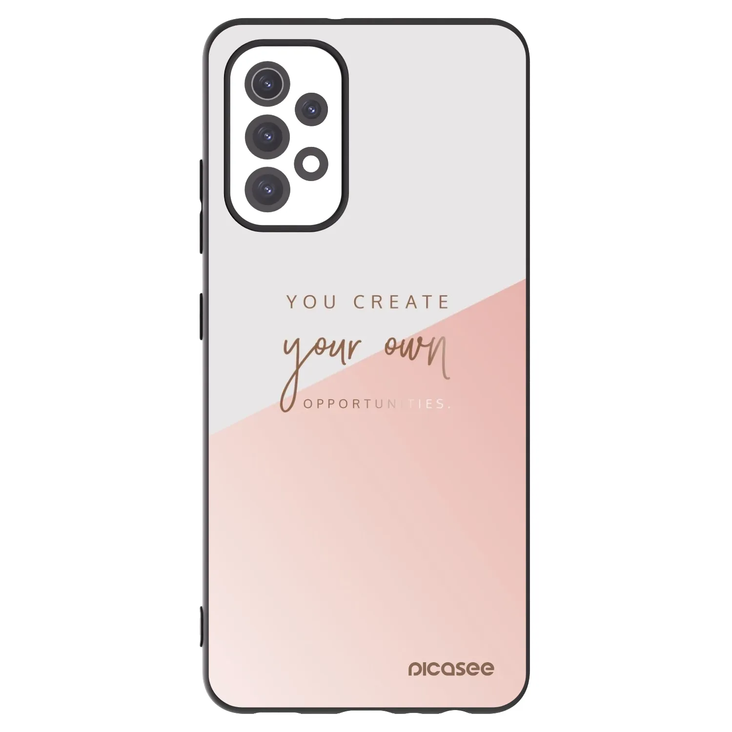 Picasee silikonowe czarne etui na Samsung Galaxy A32 5G A326B - You create your own opportunities