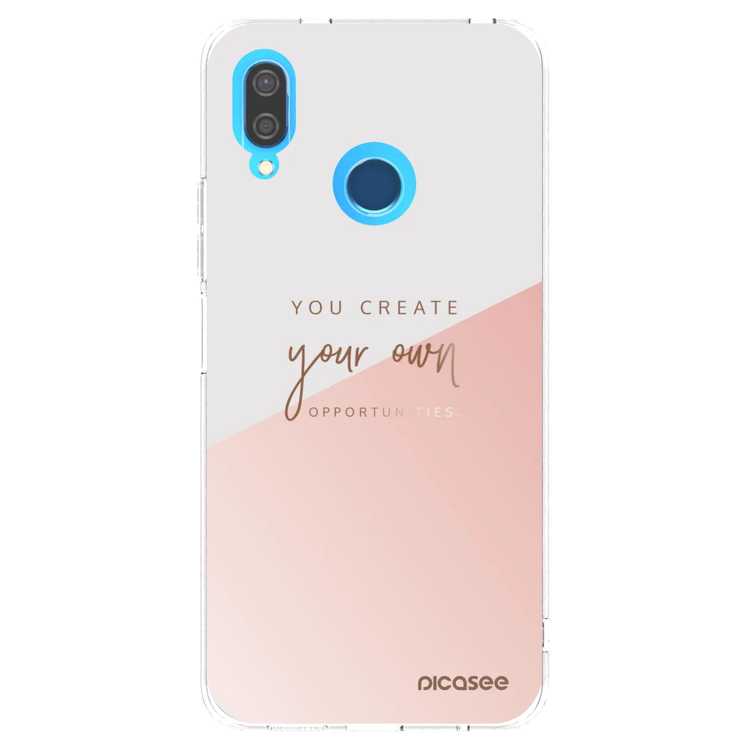 Picasee silikonowe przeźroczyste etui na Huawei P20 Lite - You create your own opportunities