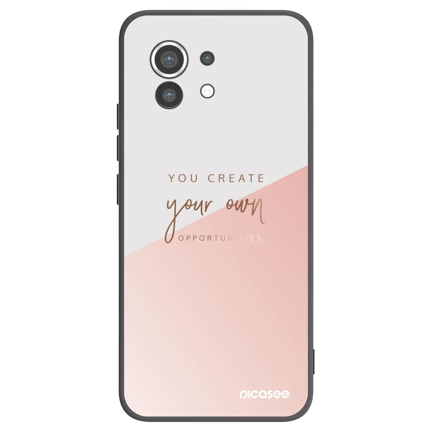 Picasee silikonowe czarne etui na Xiaomi Mi 11 - You create your own opportunities
