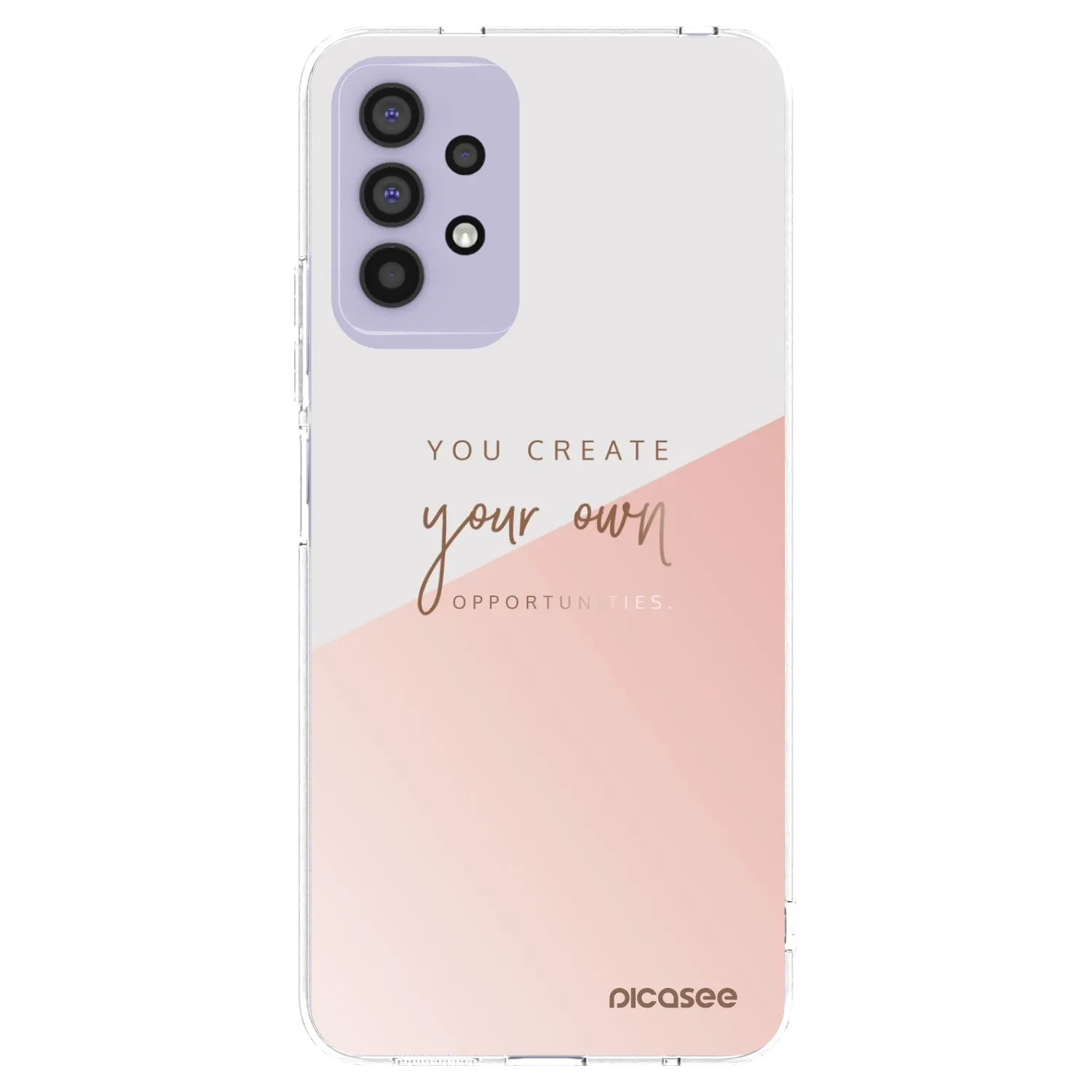 Picasee silikonowe przeźroczyste etui na Samsung Galaxy A32 4G SM-A325F - You create your own opportunities