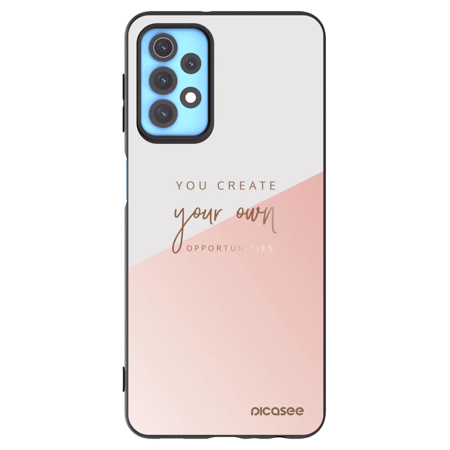 Picasee silikonowe czarne etui na Samsung Galaxy A32 4G SM-A325F - You create your own opportunities