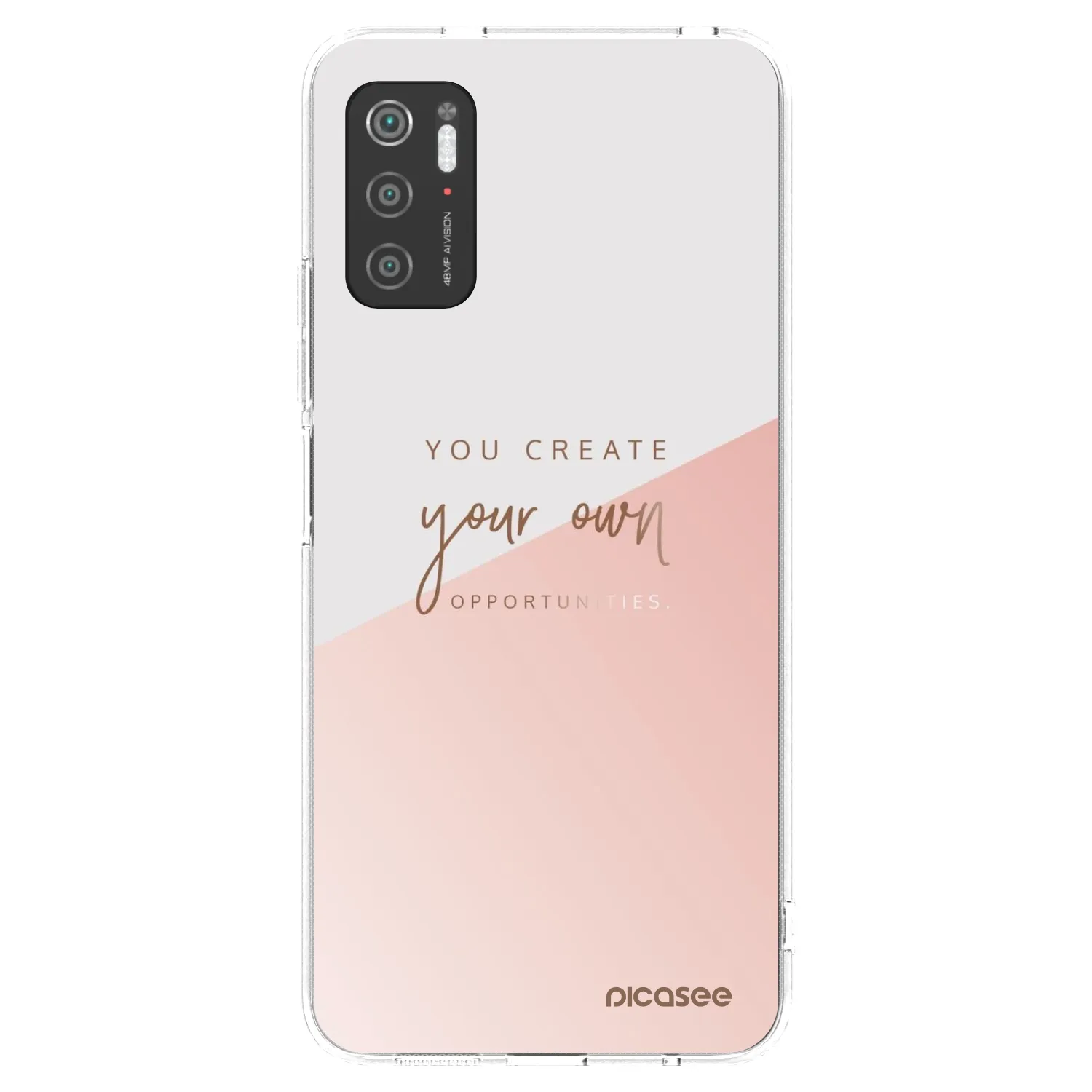 Picasee silikonowe przeźroczyste etui na Xiaomi Poco M3 Pro 5G - You create your own opportunities