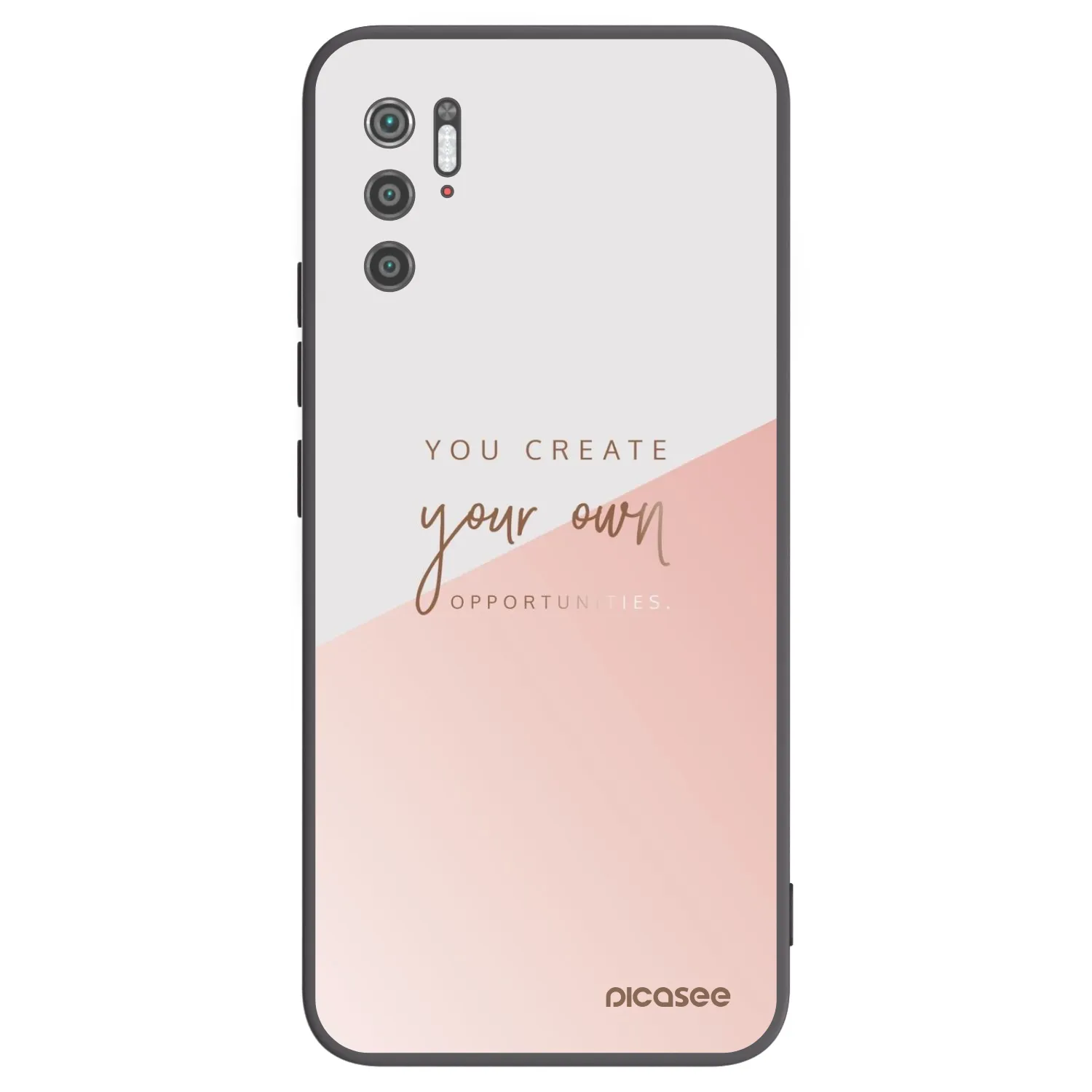 Picasee silikonowe czarne etui na Xiaomi Poco M3 Pro 5G - You create your own opportunities