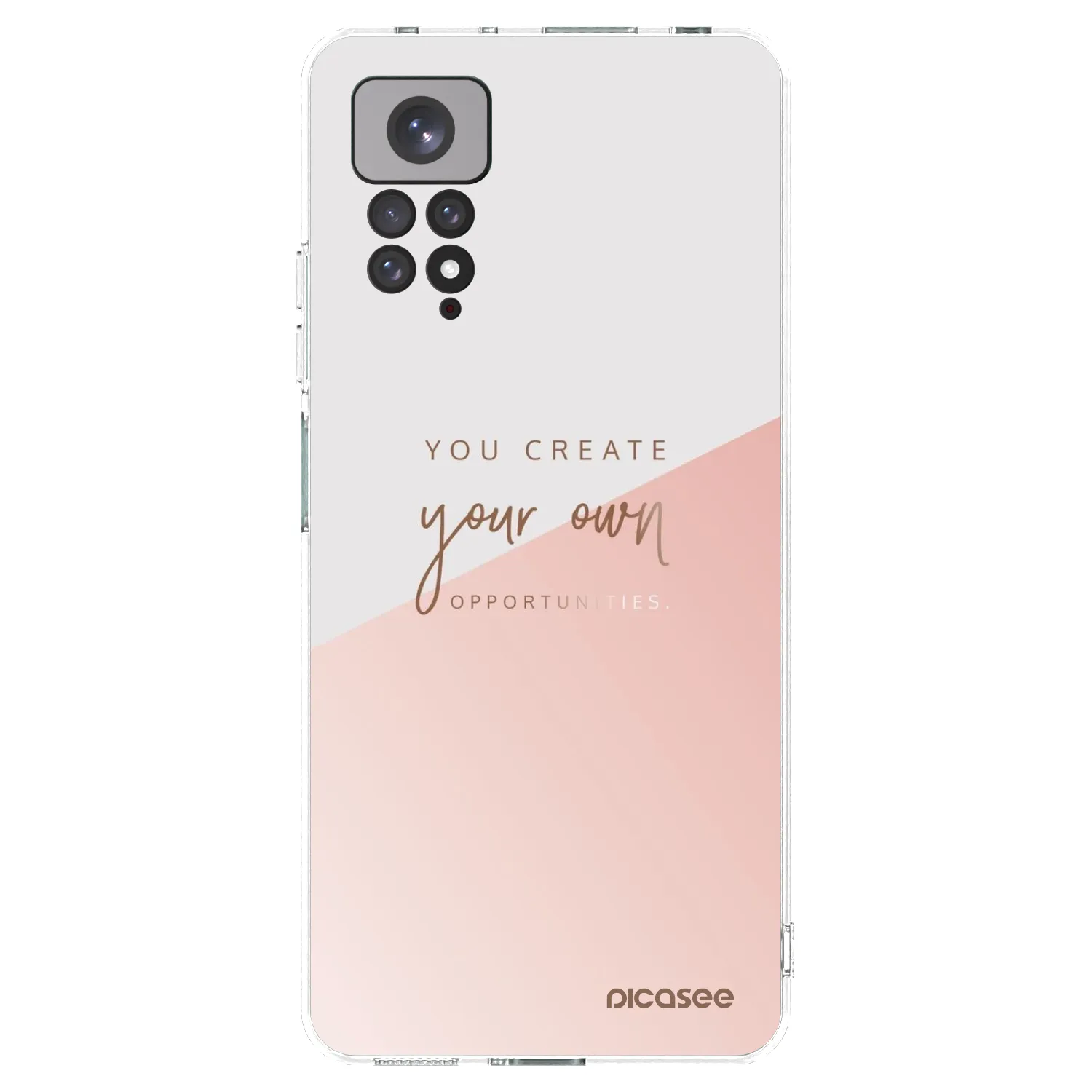Picasee silikonowe przeźroczyste etui na Xiaomi Redmi Note 11S 4G - You create your own opportunities