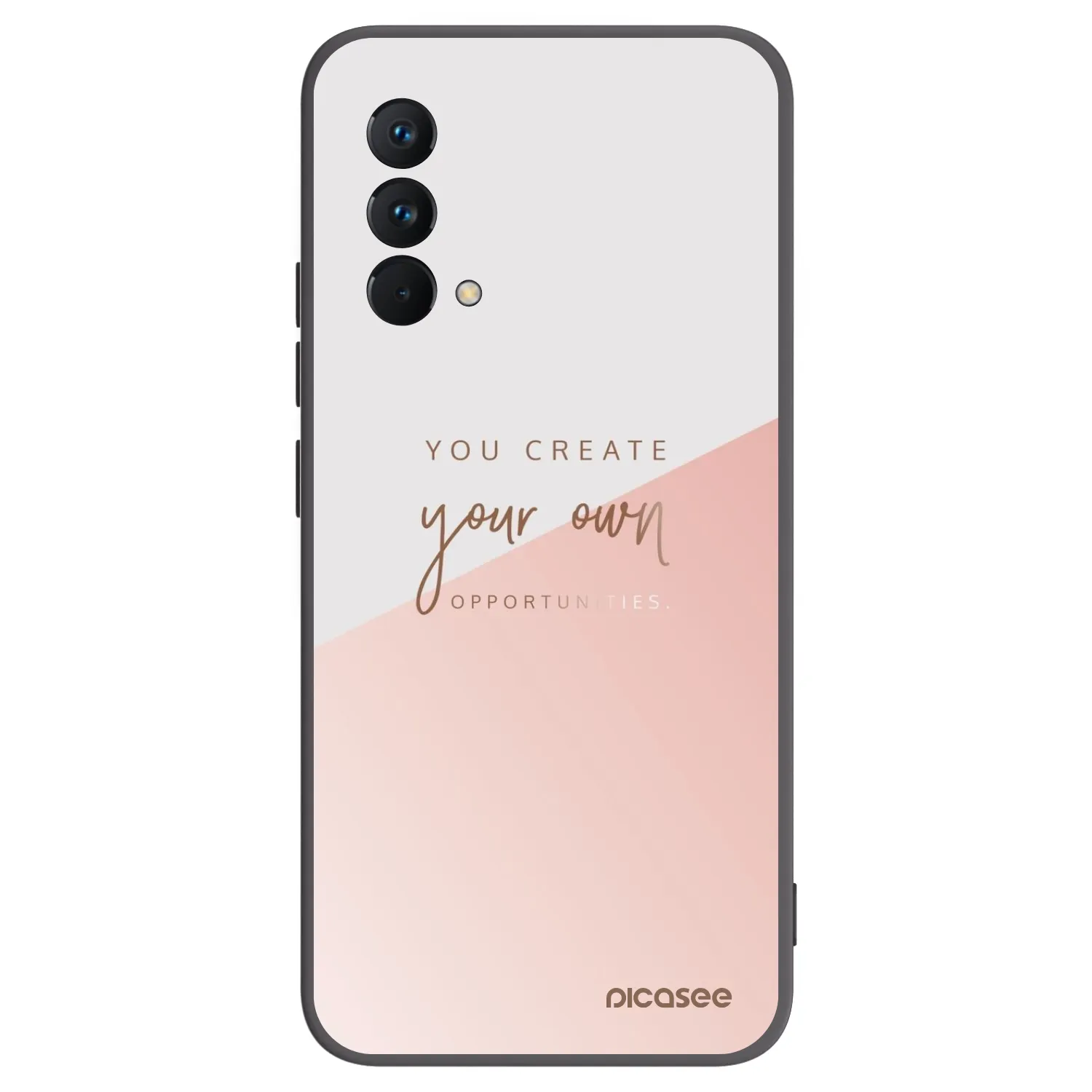 Picasee silikonowe czarne etui na Realme GT Master Edition 5G - You create your own opportunities